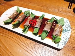 薄荷牛肉卷-云海肴·汽锅鸡·云南菜(高德置地店)