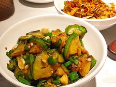 青椒炒青茄子-新辣宴·湖南家常菜·商务聚餐(中粮创芯店)