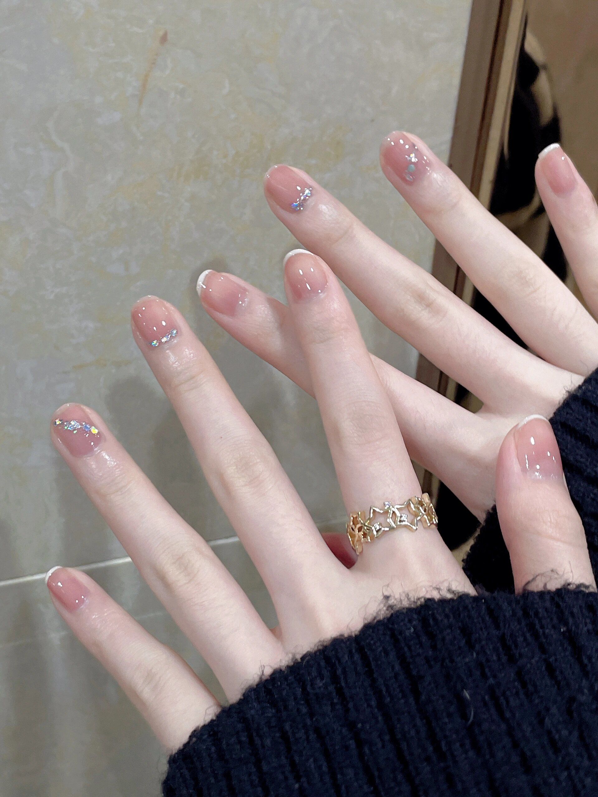 经典日常通勤款美甲💅