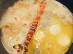 -鲜入围煮花胶鸡海鲜火锅