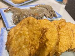 馒头片裹蛋液-宣武小院涮肉(前门店)