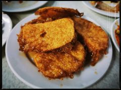 鸡蛋炸馒头片-大槐树烤肉馆