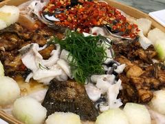 特色三味缩骨大头鱼-阳山好鸡汇原生态食材·农家菜(松岗店)