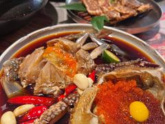 -草家酱蟹炭火烤肉店(珲春南路一店)