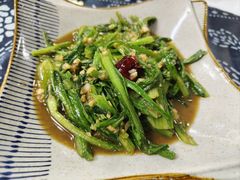 蒜香油麦菜-上王村王家三合院农家乐
