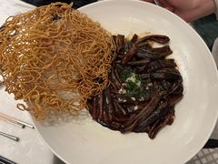 响油鳝丝配上海两面黄-海味观(老西门店)