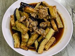 蛤蜊肉拌茄子-华春餐馆(鱼山路店)