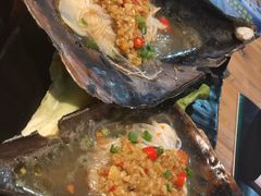 烤带子-路边摊小炉子烧烤