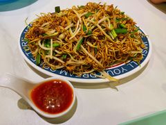 招牌镬气芽菜蛋炒面-喜势点·糖沙翁手工茶点·本地人茶居(永庆坊店)