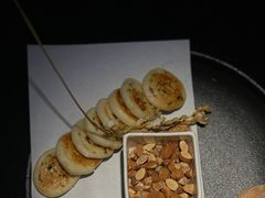 榛子酱鹅肝拌葱油饼-桂语山房(满觉陇店)