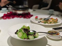 菌菇炒胜瓜-皇朝会.经典传统粤菜(外滩店)
