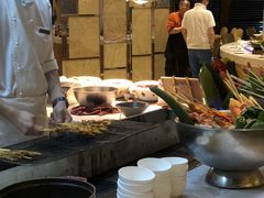 自助取餐区-杭州钱江新城万怡酒店-西餐厅