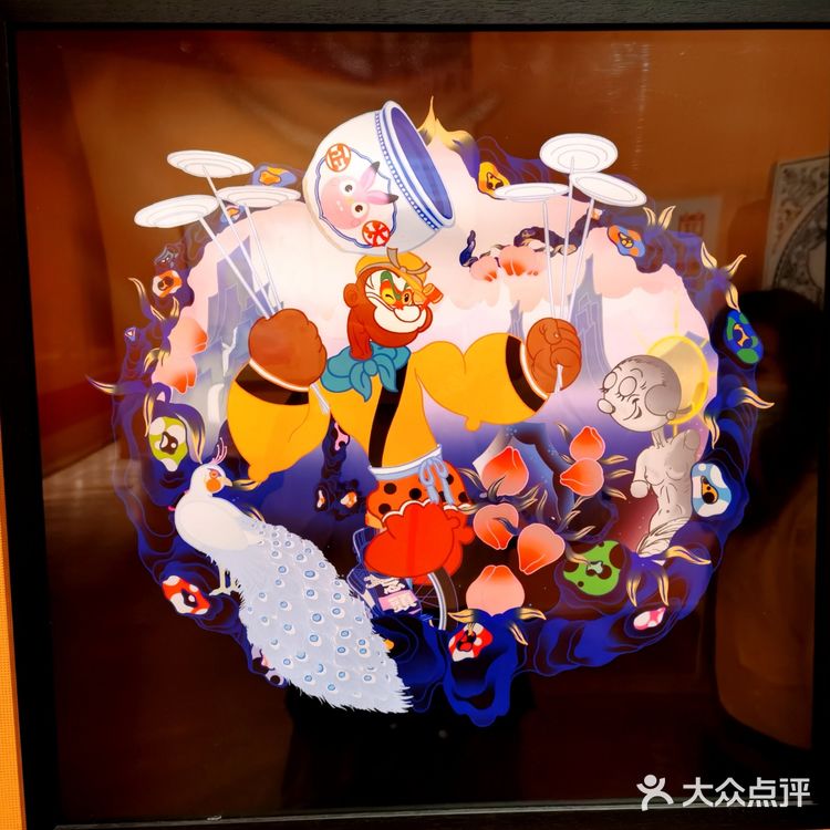 展厅最后还有大力水手原版动画片看，帮你回忆童年