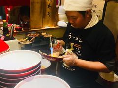 黑麻油豚骨拉面-老龙亭拉面店