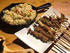 -路边摊小炉子烧烤