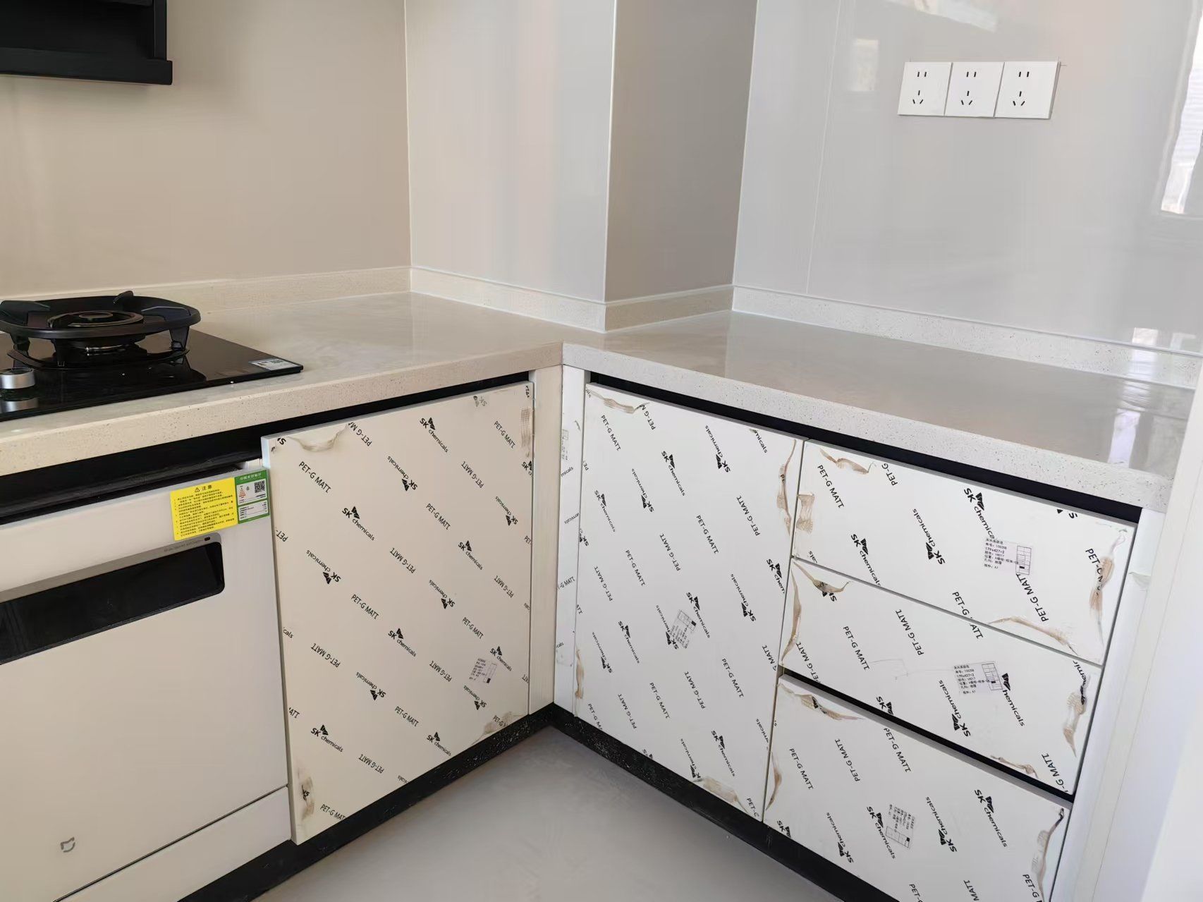 武汉石材厂家老胡,做家装厨房台面15mm