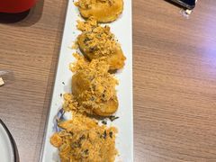 榴莲茄盒-街角等你.大连海鲜烧烤.经典铁板海鲜串(西安路店)