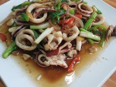 爆炒鱿鱼-特色海鲜美食(老街店)