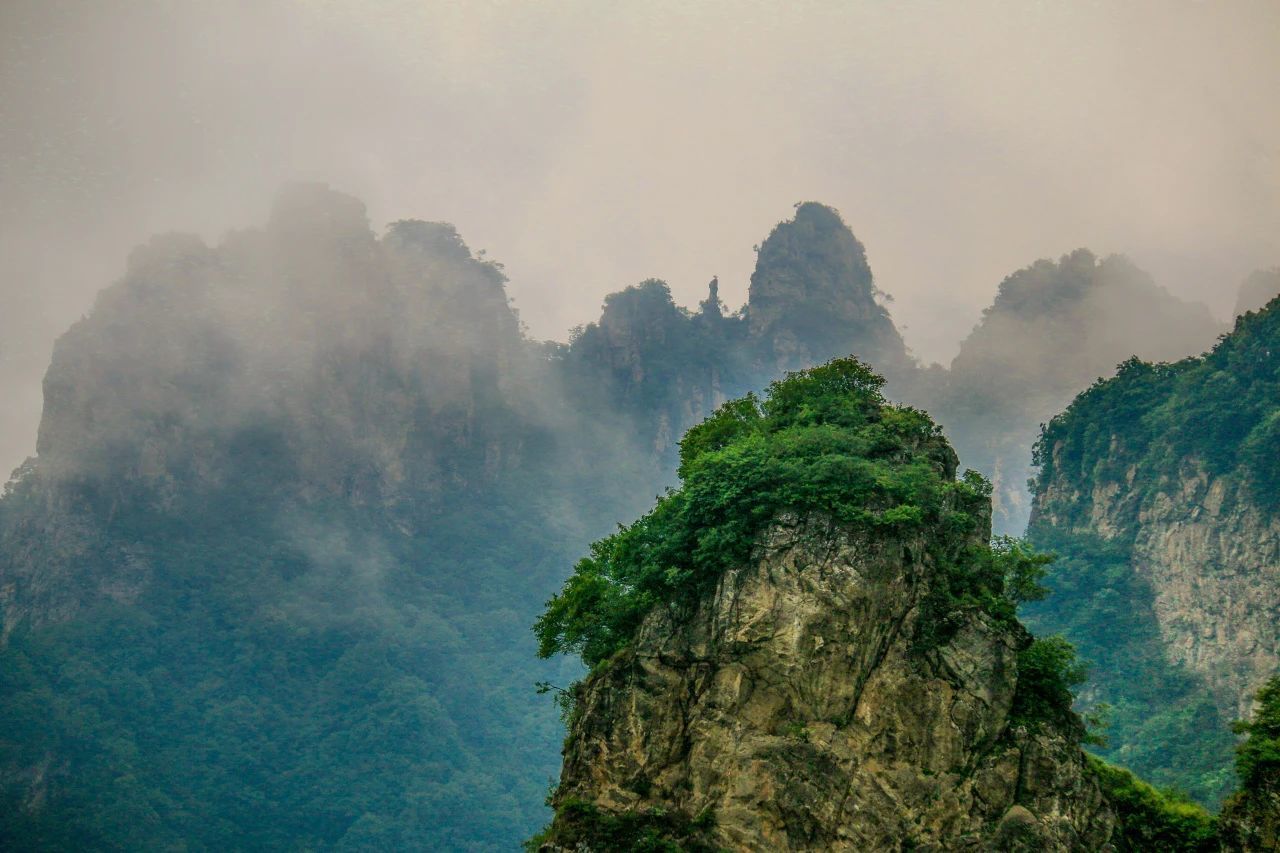 大茂山,也称神仙山,古称北岳恒山.它是太