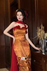 点击看大图 -艾拉·女王婚纱礼服馆