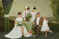 -时光纪亲子全家福照相馆(静安店母女写真父母纪念照)