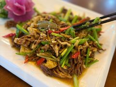 炒猫爪菇-小竹林农庄