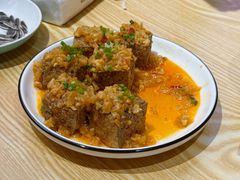 蒜香香炸臭豆腐-烎记烧烤(蓝天花园店)