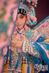-后宫·古装汉服京剧儿童亲子全家福摄影
