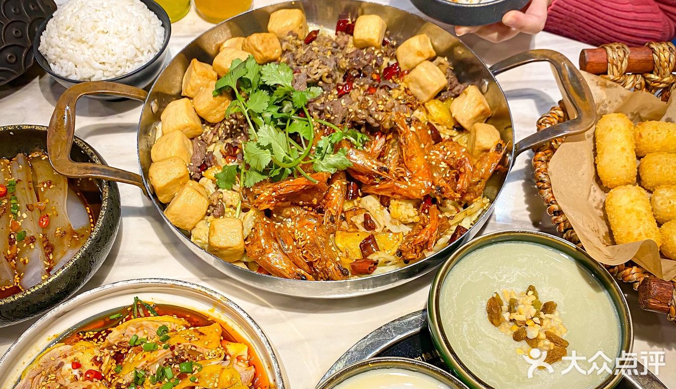 汕头深夜干锅T01虾混的干锅虾好吃到起飞