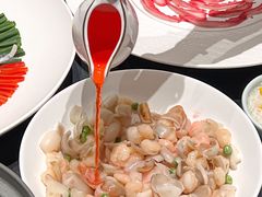 清炒手剥河虾仁-肆月河豚·淮扬菜·湘菜(华天店)