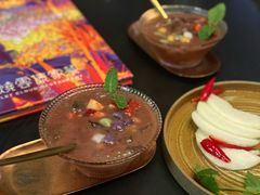 玫瑰花生冰粉-浩海火燒雲傣家菜(静安芮欧店)