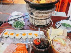 蟹籽鱼豆花-沙胆彪炭炉牛杂煲(成都玉林店)