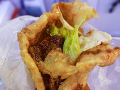 -小红车炸蛋葱油饼