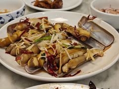 葱油大蛏子-日丰园海肠水饺·老字号大连海鲜(小平岛总店)