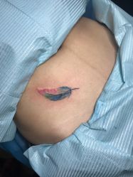 刚纹完-新肤洗纹身