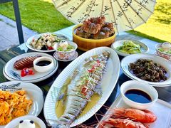 -七的湖·晚芳亭·阳澄湖农家菜·大闸蟹(莲花岛店)