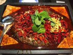 -探鱼·鲜青椒爽麻烤鱼(广州花都来又来店)