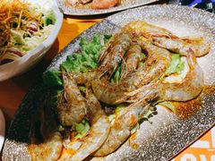火红大虾-那胡同里的小烤肉馆(开发区万达店)