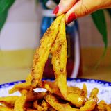 ㊙️比肉还好吃😋外酥里嫩的椒盐杏鲍菇❗️
