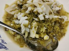 雪菜炒墨鱼-钱塘花园·宁波菜