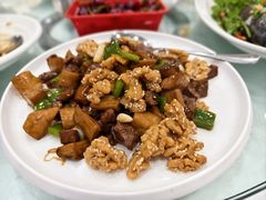 杏鲍菇炒牛肉粒-万年酒楼(越秀南路店)