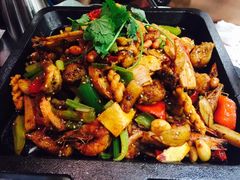 干锅虾-炭舍干锅·烤鱼(扬名广场店)