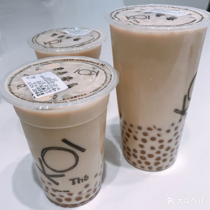 koi thé(恒基名人中心店)黄金珍奶图片