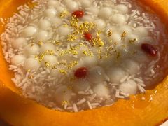 南瓜酒酿小圆子-玫瑰厅上海菜(兴国路店)