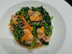 菠菜拌毛蚬子-将相和·海鲜蒸饺大连菜·连鹭海鲜姊妹店