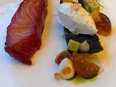 烟熏三文鱼有机番茄海苔脆片-福楼法餐厅FLO