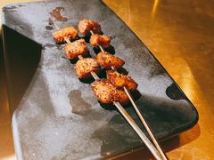 烤猪颈肉-烤匠麻辣烤鱼(环球中心店)
