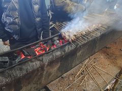 -劳动公园新疆人烤腰子