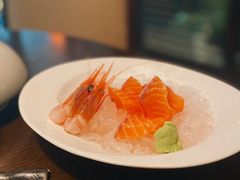 三文鱼拼甜虾-佛山希尔顿酒店·融誉亚洲美食荟