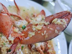 蒜蓉开边蒸龙虾-明记海鲜大排档(巽寮湾店)